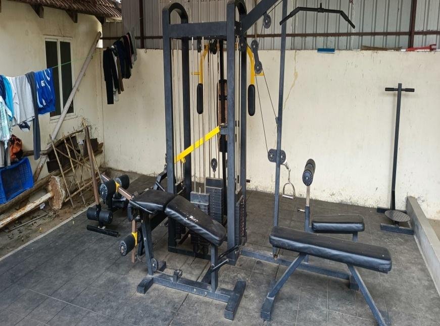 Indoor Gym Facilities at Hostels
